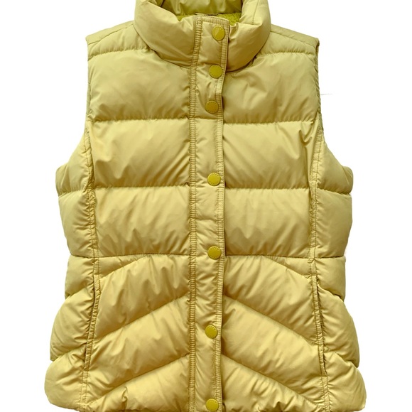 J. Crew Jackets & Blazers - J. Crew Citron Goose Down Sherpa-Lined Puffer Vest